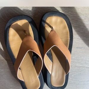 Tony Bianco Tan and Black Sandals